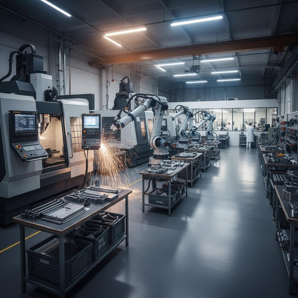 modern oem metal fabrication facility with precision equipment and quality controlled production workflow