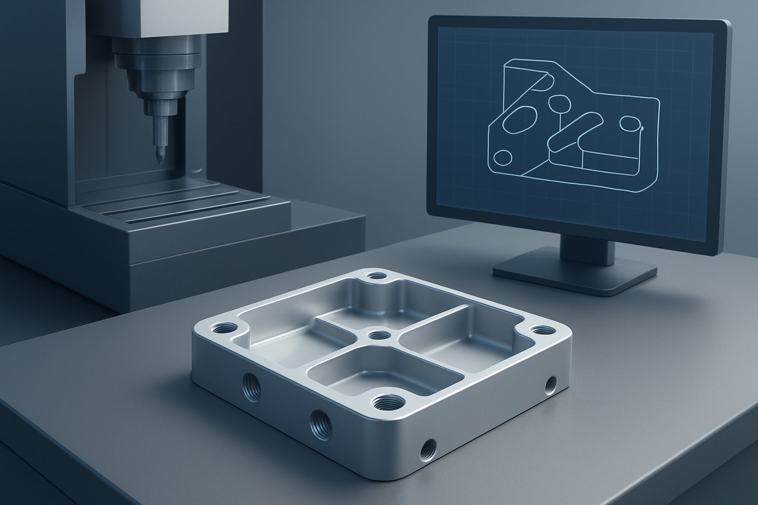 part geometry that improves aluminum machining results