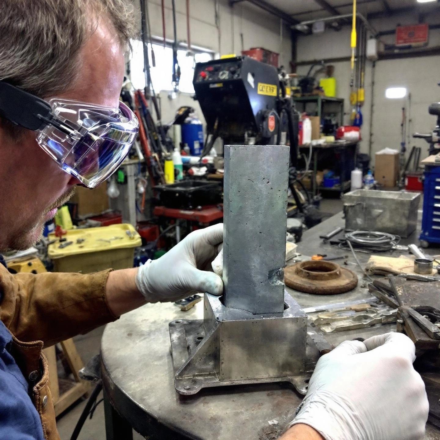 inspecting aluminum welds for common issues and defects