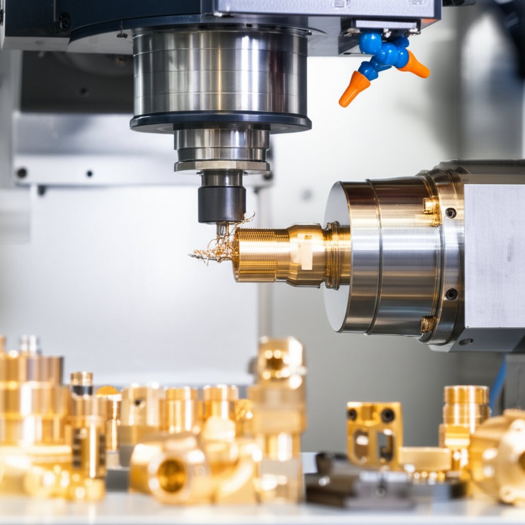 cnc machining custom brass fittings and connectors