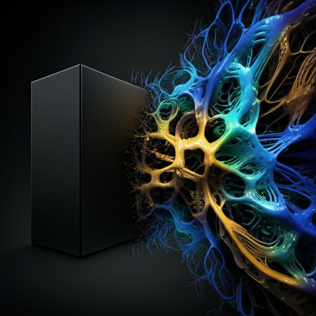 a visual metaphor for the design freedom of 3d printing compared to the geometric limits of cnc