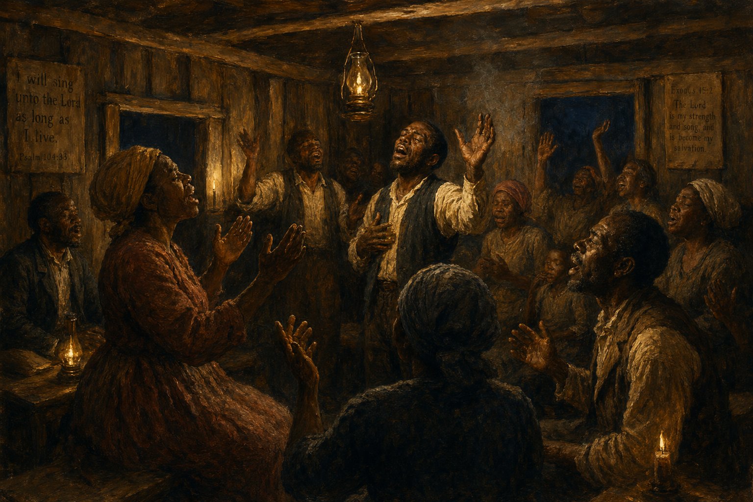 spirituals born in praise houses became one of the deepest roots of american folk music