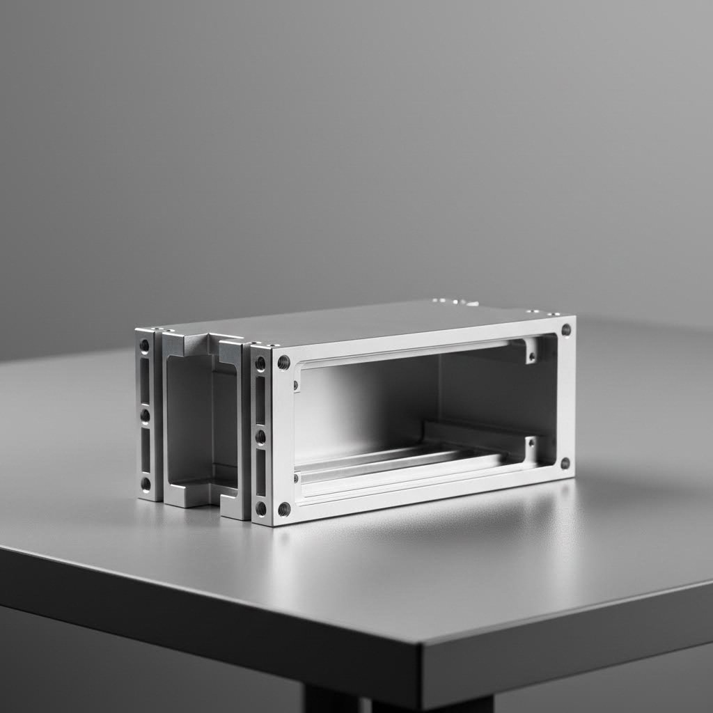 precision aluminum extrusion enclosure featuring integrated pcb mounting channels and professional anodized finish