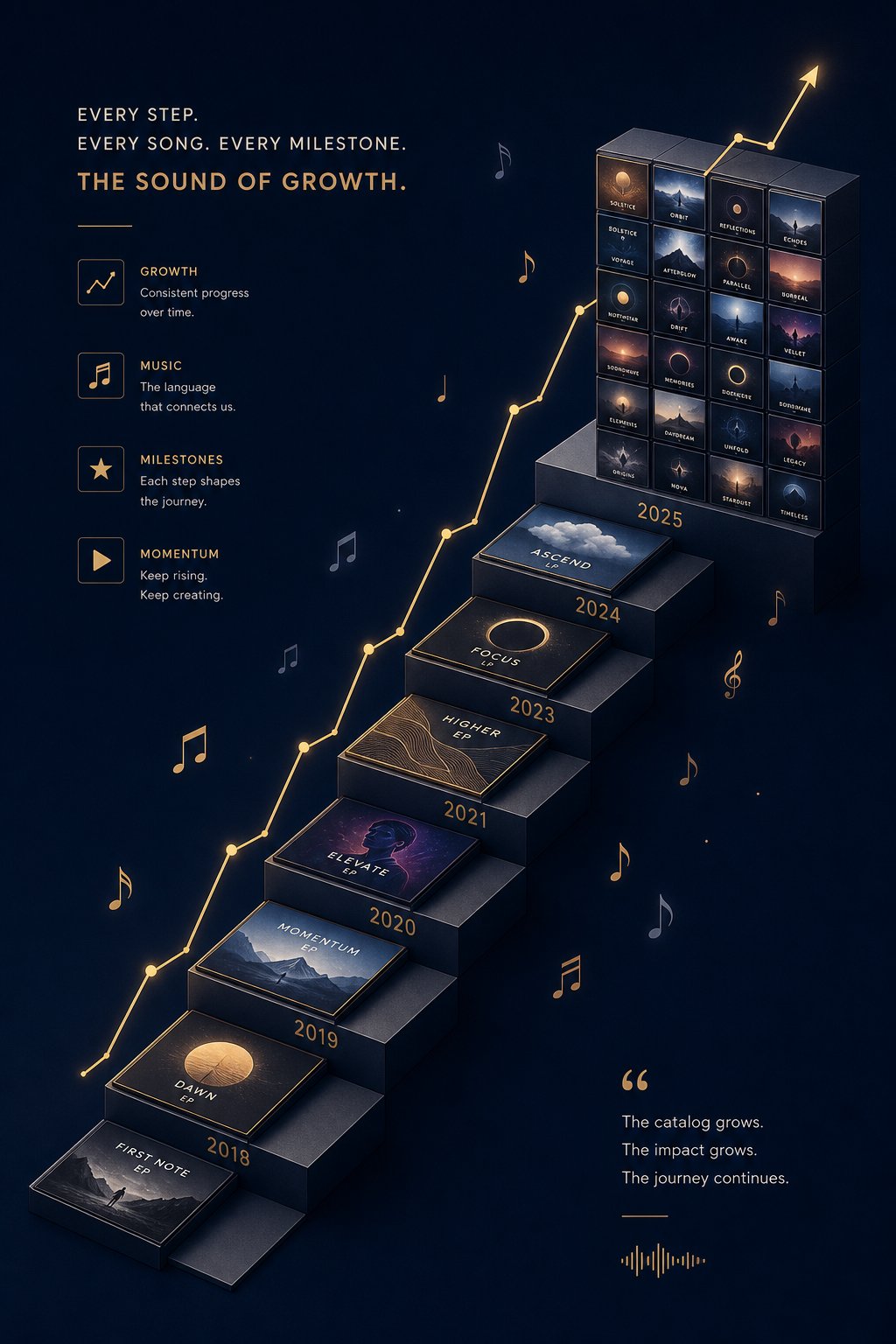 scaling an ai music catalog from initial tracks to consistent monthly revenue