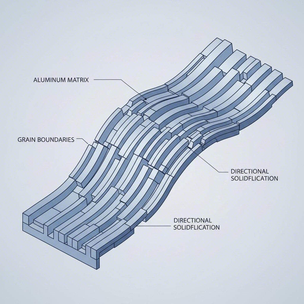 aligned grain structure in forged aluminum enhances strength and fatigue resistance