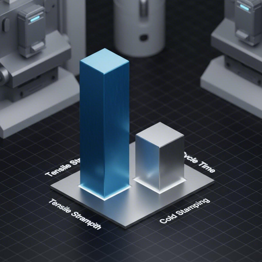 Performance metric comparison of tensile strength and cycle time