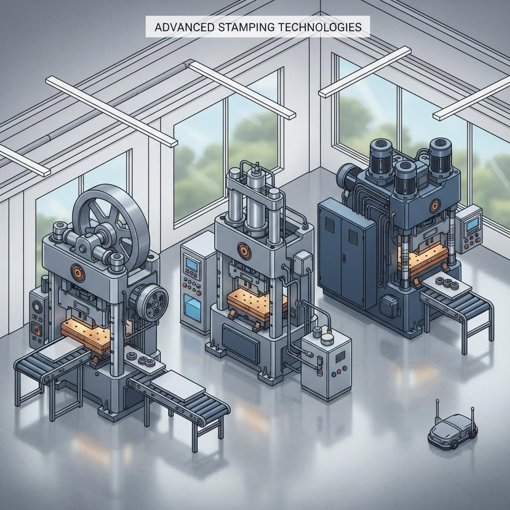 comparison of mechanical hydraulic and servo stamping press configurations