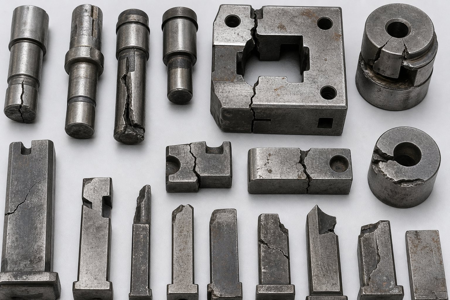 common die failure modes including cracking chipping wear