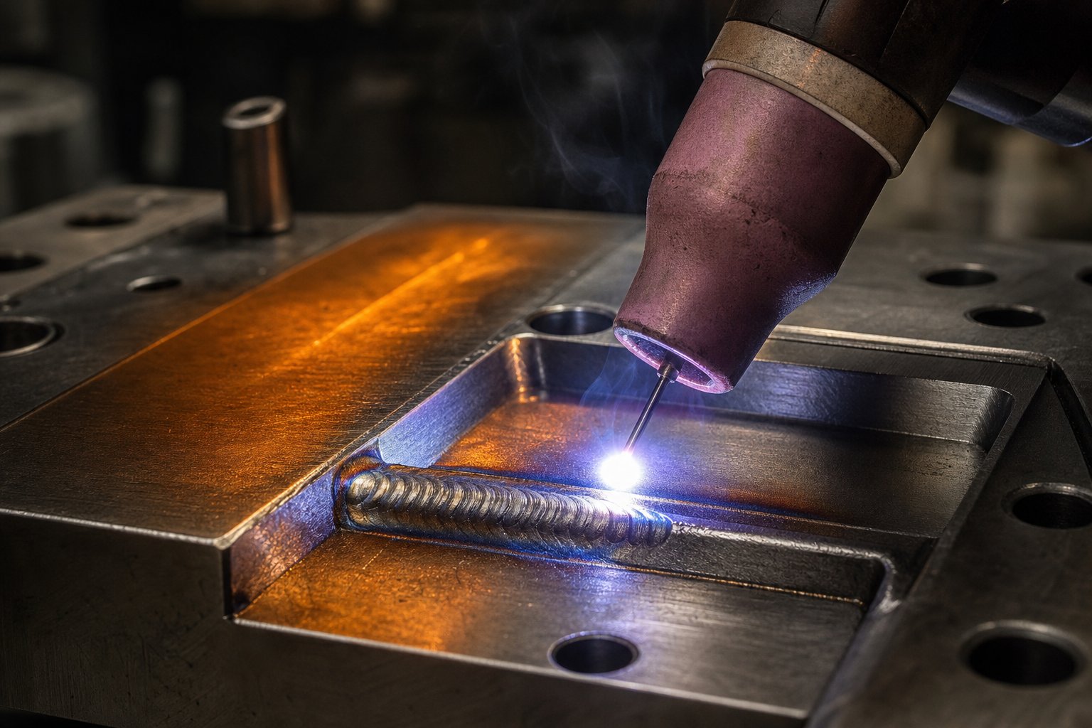weld repair on tool steel die components requires controlled preheat