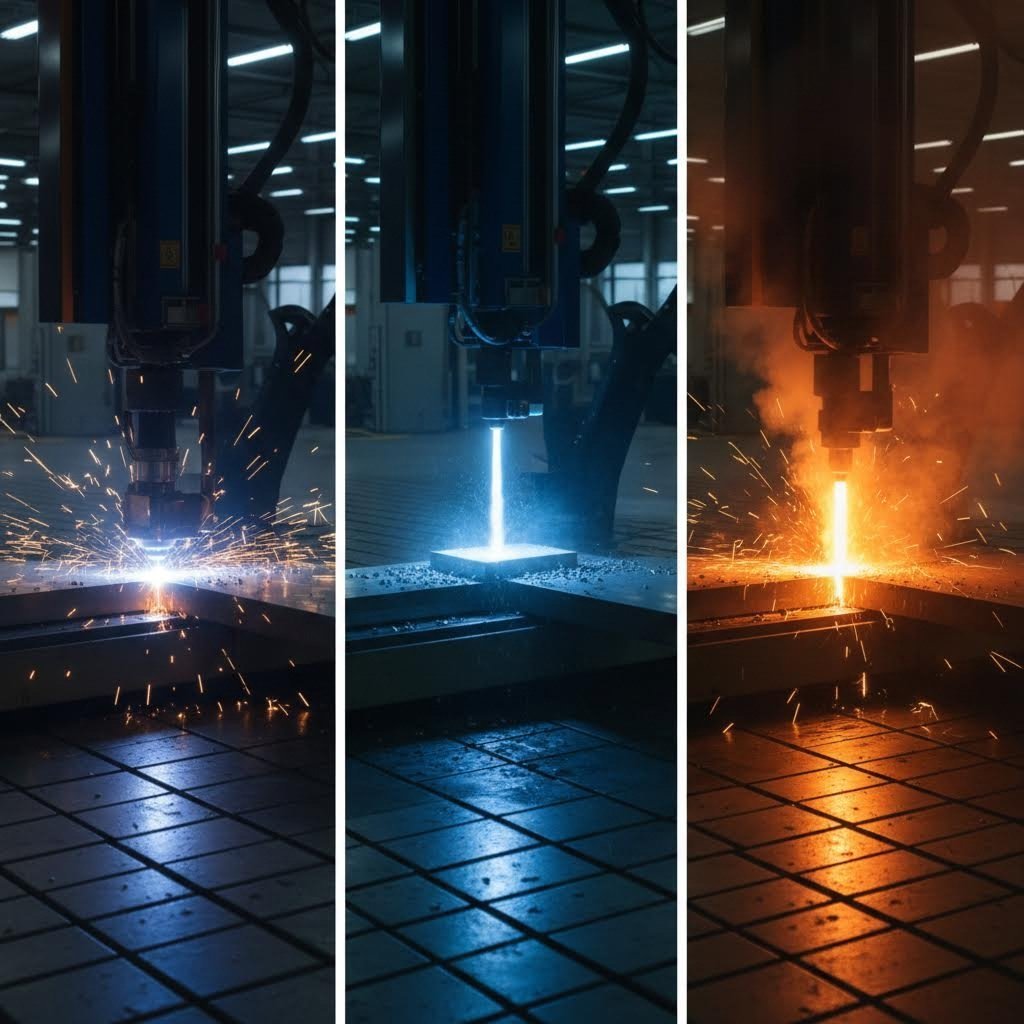 comparison of laser waterjet and plasma cutting technologies for metal fabrication