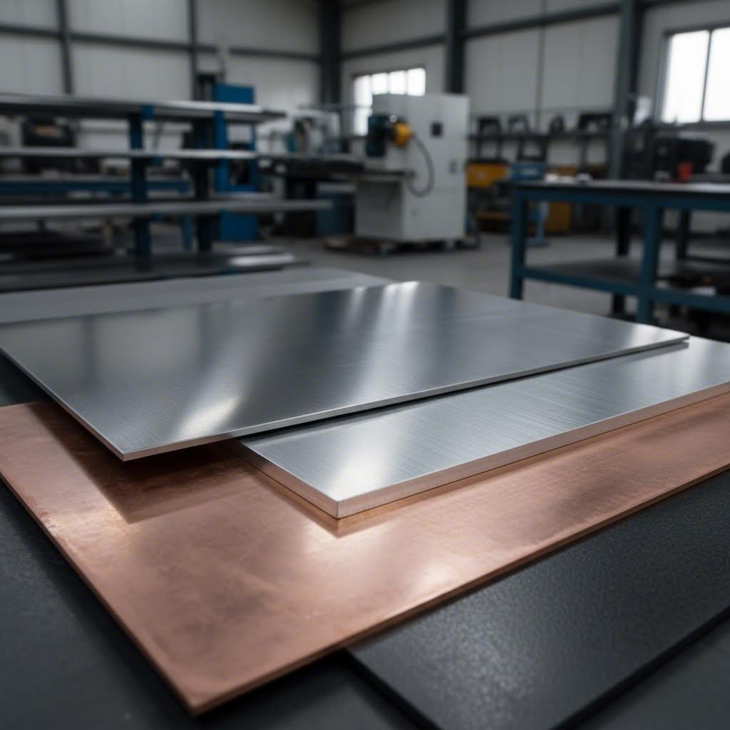 different metal materials suitable for laser cutting including steel aluminum and copper
