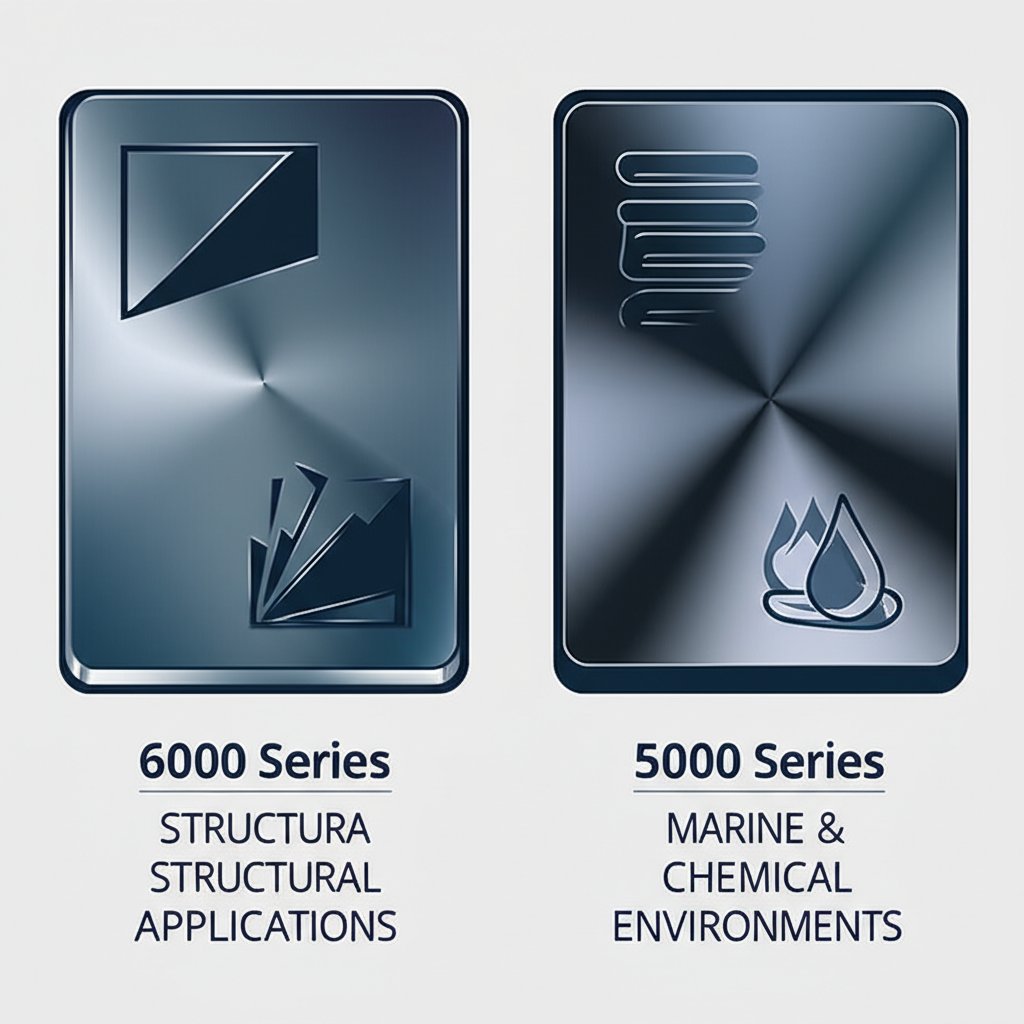comparison of 6000 series and 5000 series aluminum properties