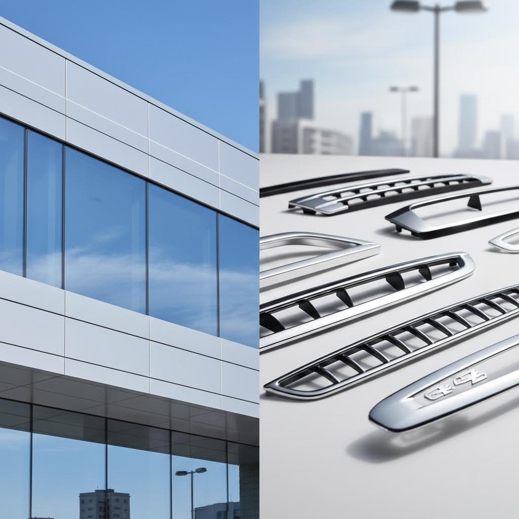 powder coated aluminum serves diverse industries from architectural facades to automotive trim