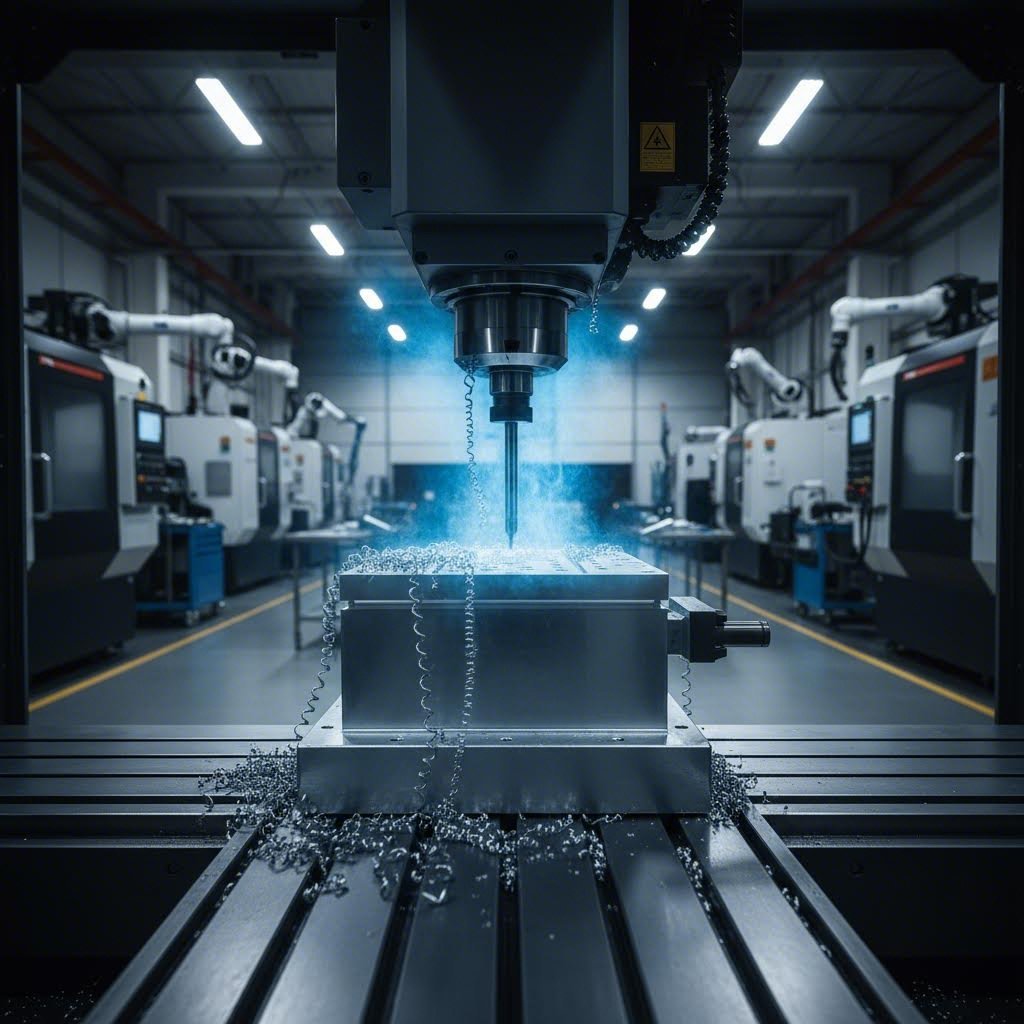 modern prototyping machine shop with cnc equipment transforming digital designs into precision parts