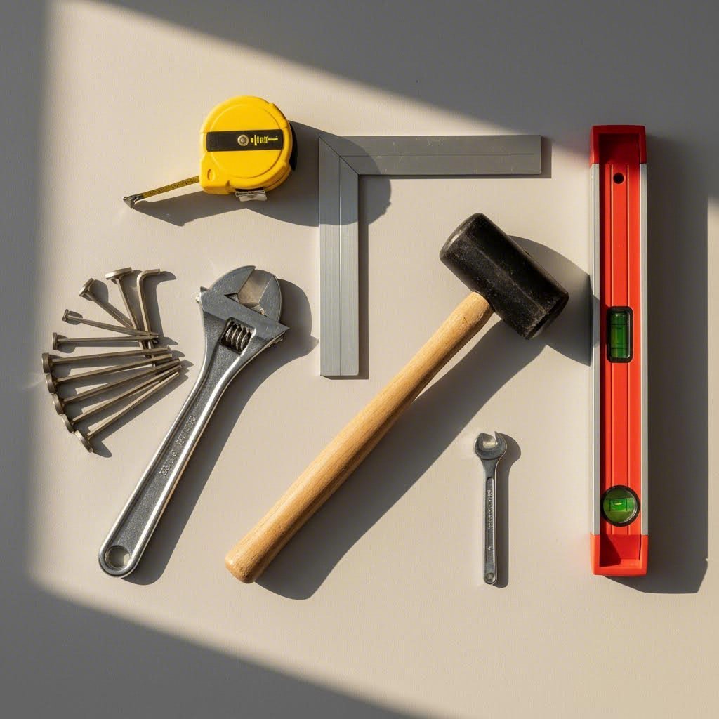 essential tools needed for assembling an aluminum extrusion sim rig