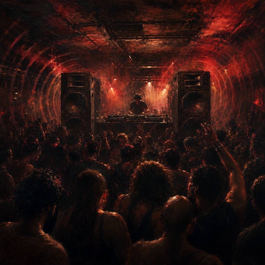 the physical intensity of speedcore on a live sound system transforms listening into a full body experience