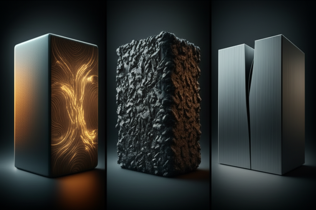 visual comparison of metal grain structure in forged vs cast components