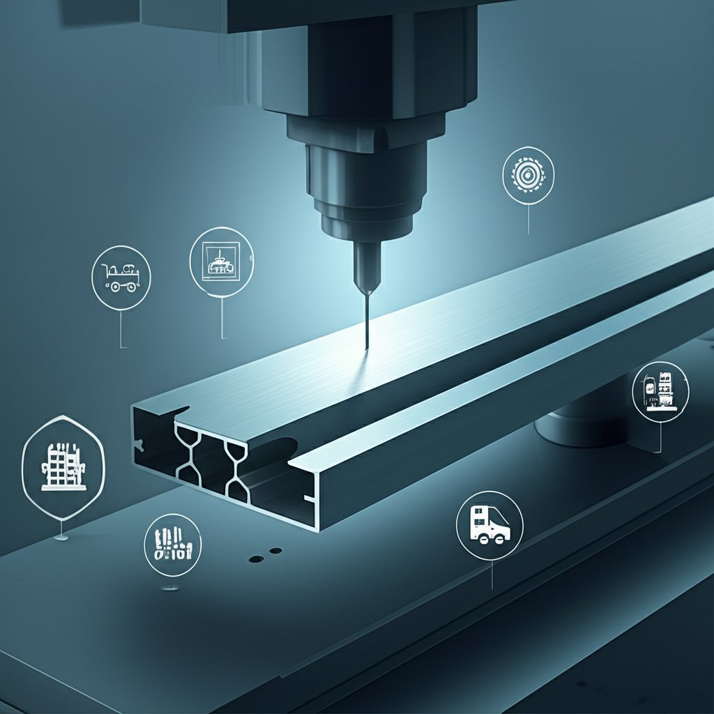 6061 aluminum profile represented in structural transport and electronic applications