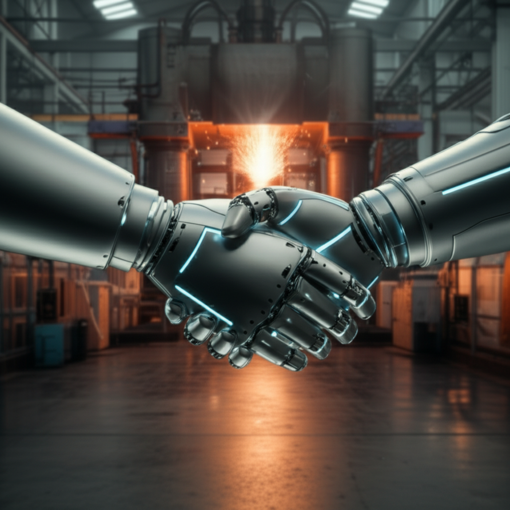 symbolic representation of a trusted partnership with a certified forging supplier