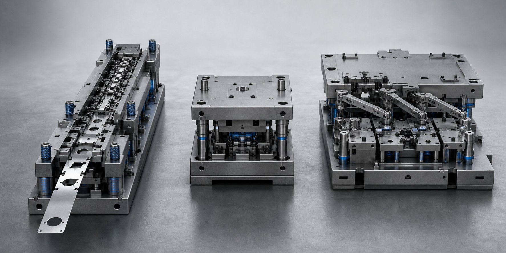 info-1-1 three primary stamping die types progressive compound and transfer dies each suited to different part geometries and volumes