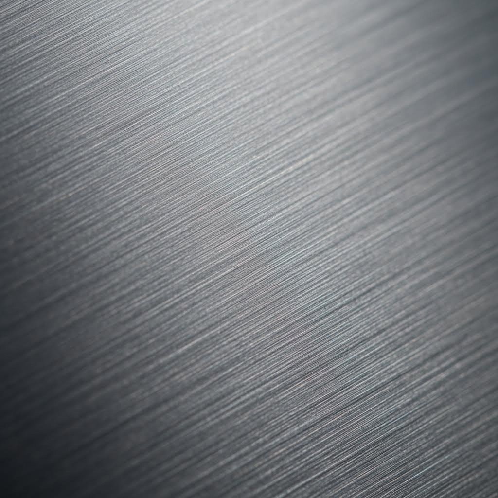 brushed aluminum surface texture with distinctive linear grain pattern