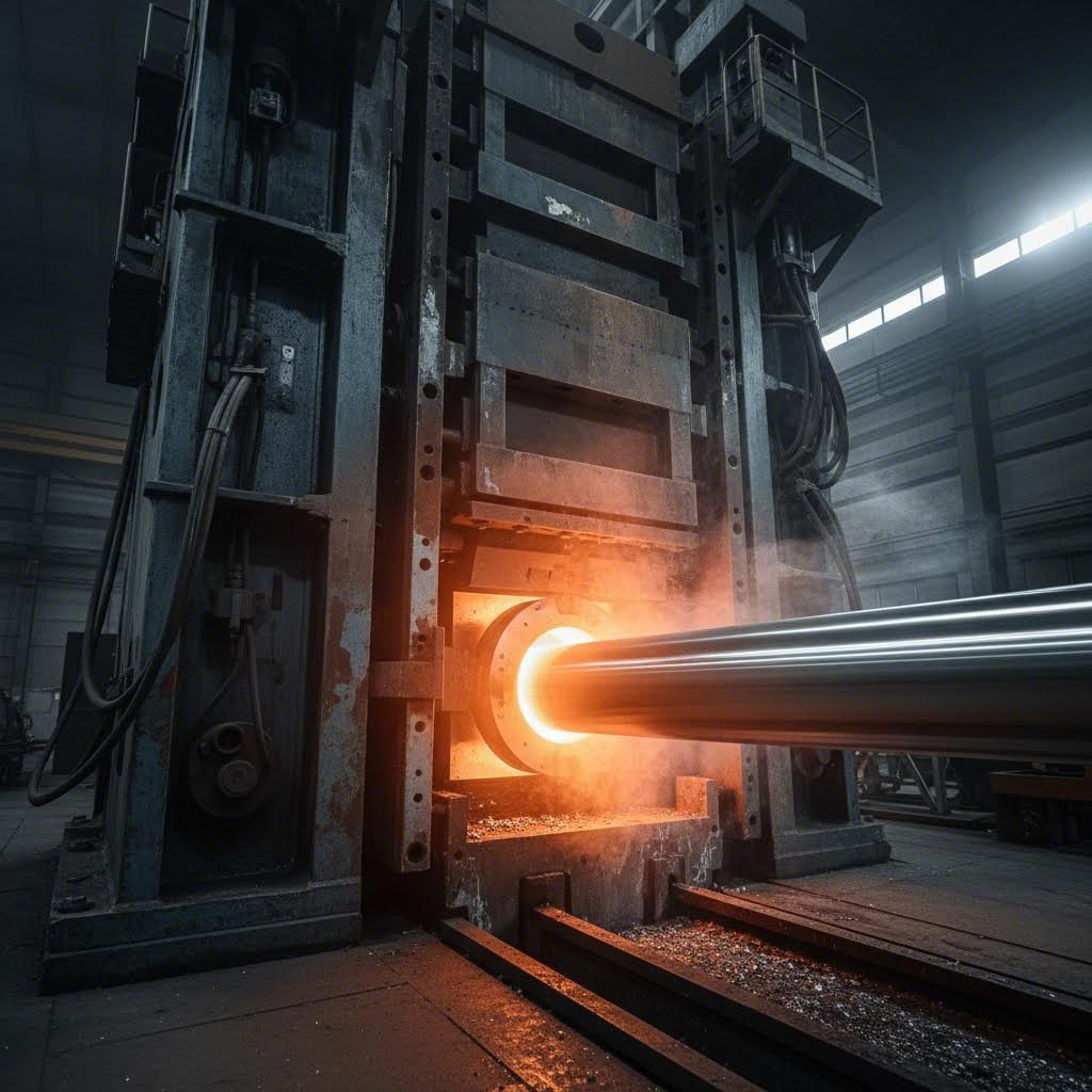 aluminum tube extrusion transforms heated billets into precision hollow profiles through specialized dies