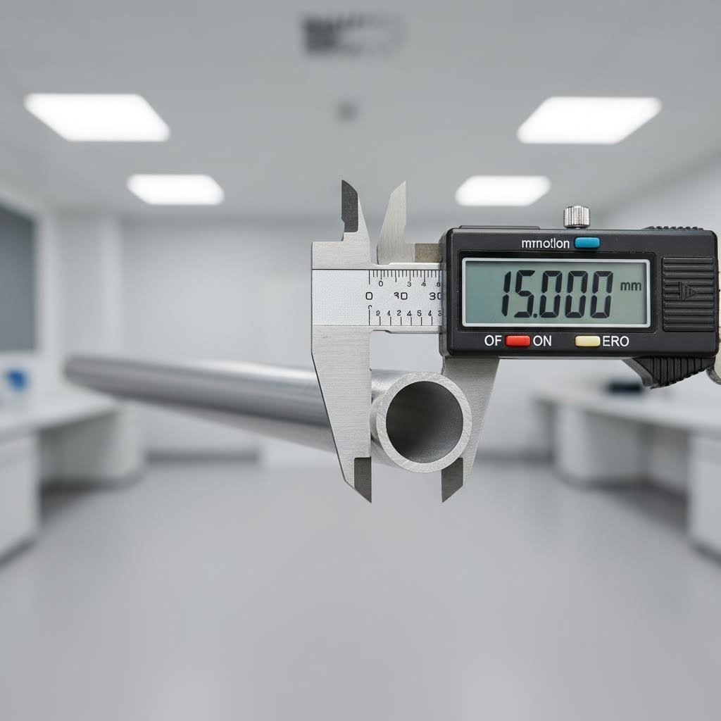 quality inspection ensures extruded tubes meet dimensional tolerance specifications