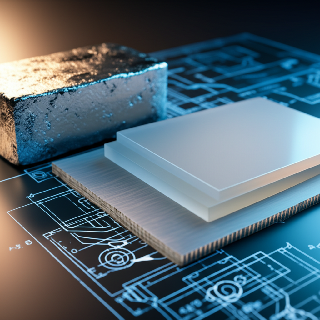 an assortment of materials like aluminum and silicone used in soft tooling