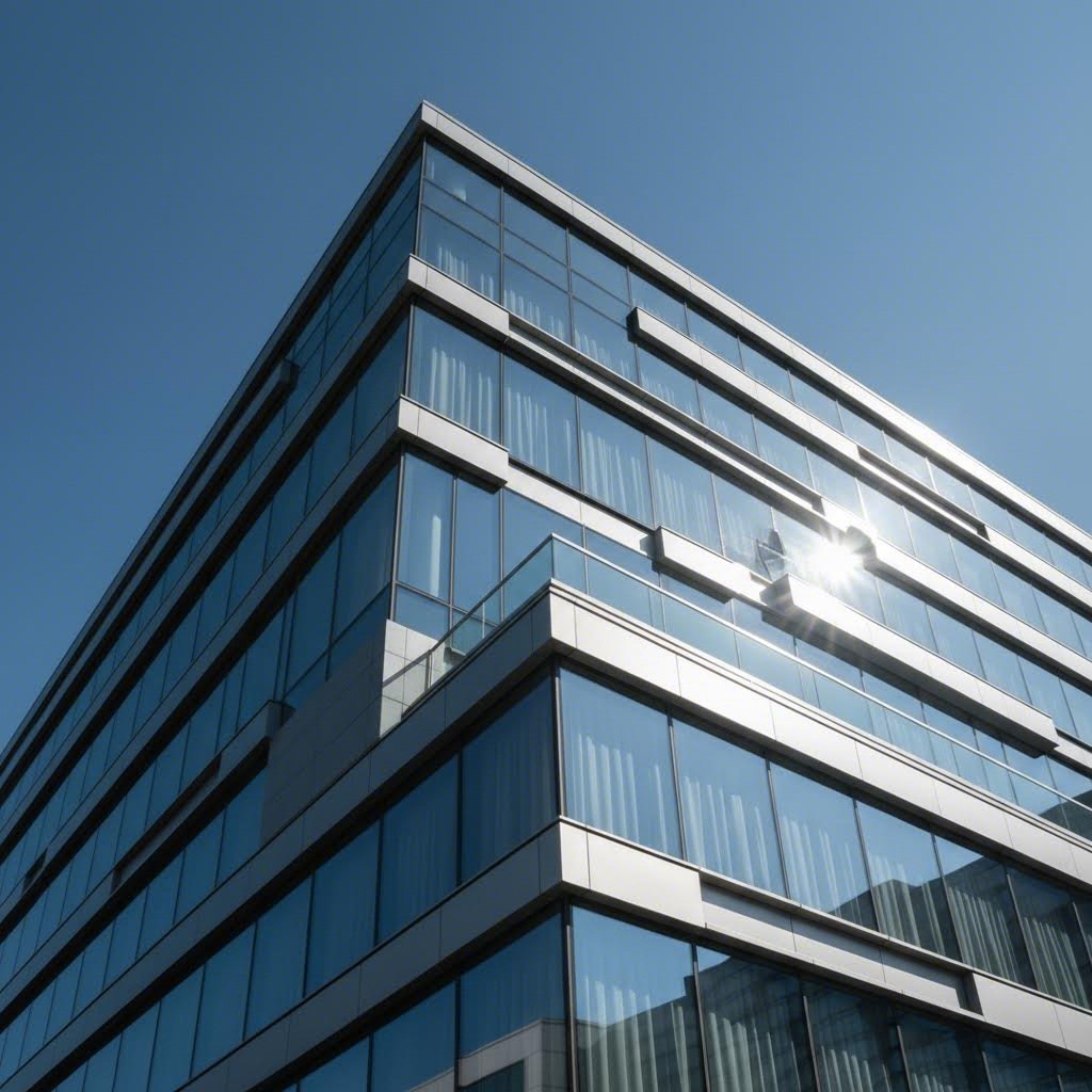 aluminum extrusion profiles integrated into modern architectural curtain wall and window frame systems