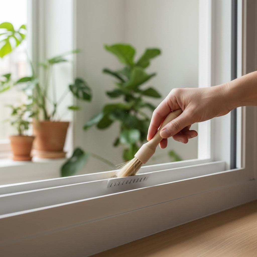 regular cleaning maintains trickle vent airflow and performance