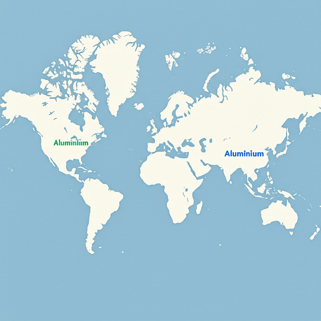 regional usage of aluminium and aluminum around the world