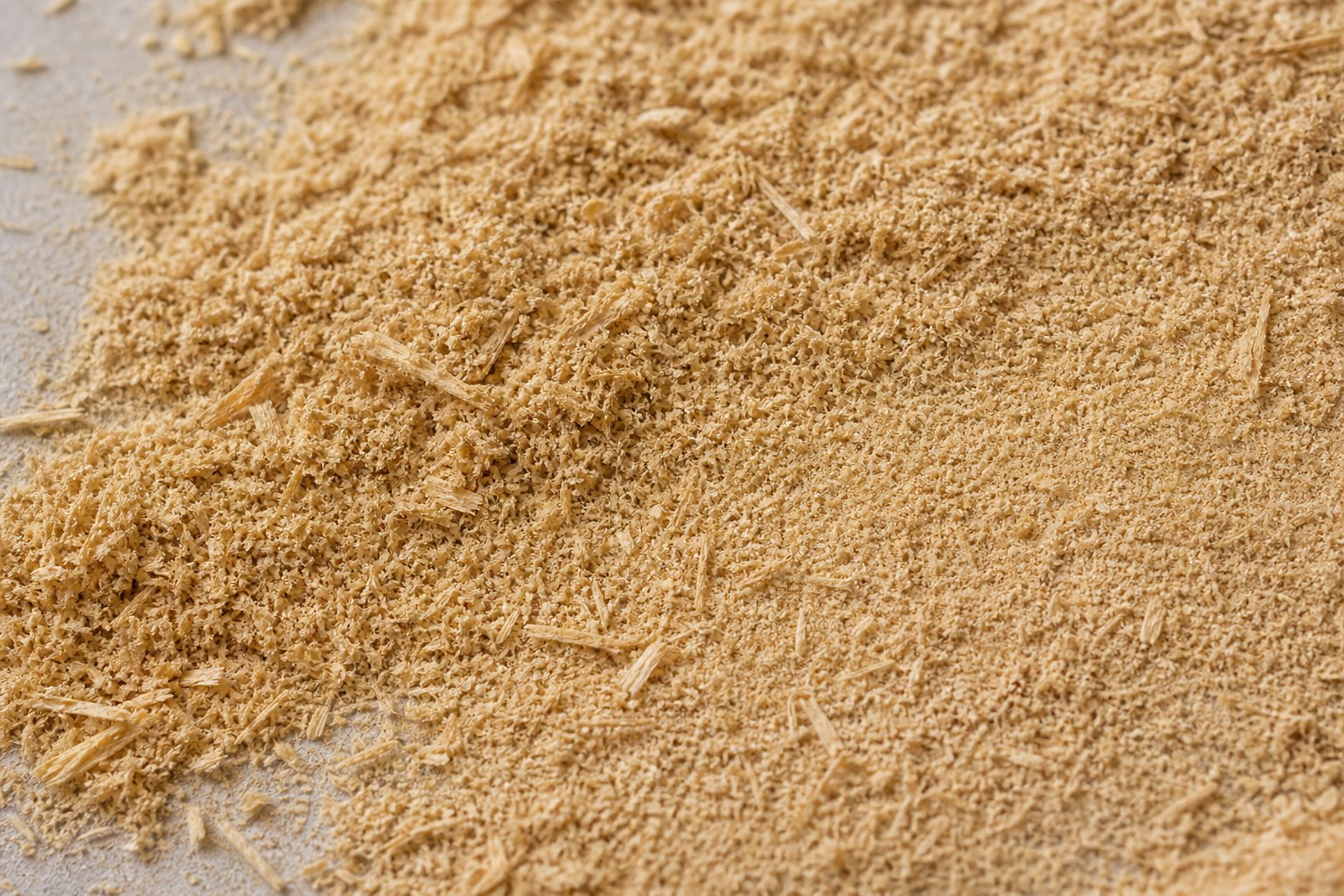 wood flour particles at different mesh sizes used as the fiber component in wpc extrusion formulations