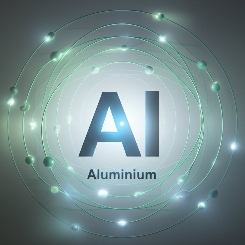 aluminum (al) highlighted on the periodic table illustrating its +3 ion formation