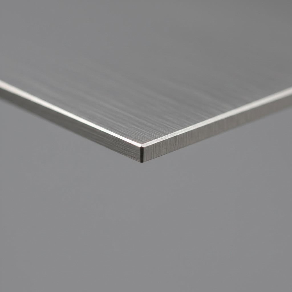 high quality laser cut edge showing smooth finish and precise perpendicularity