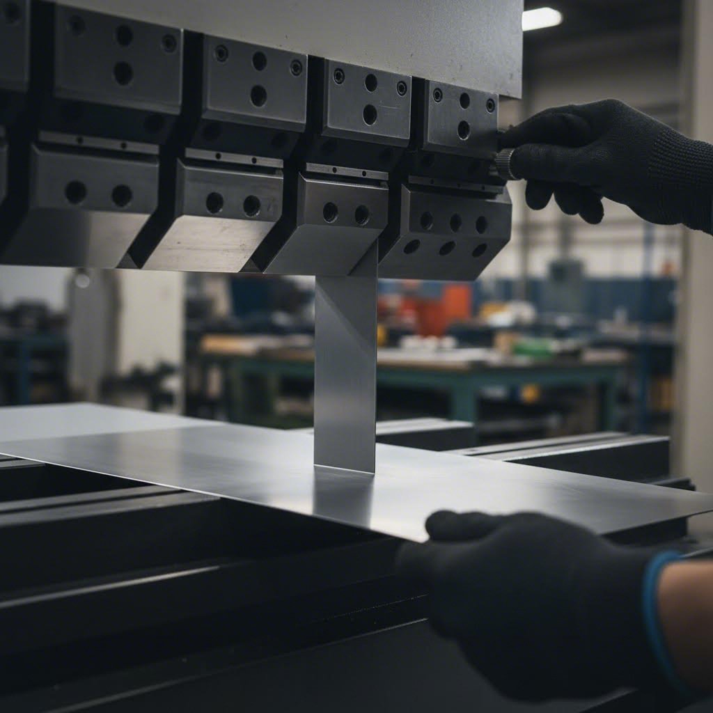 precision bending operation demonstrating springback compensation techniques