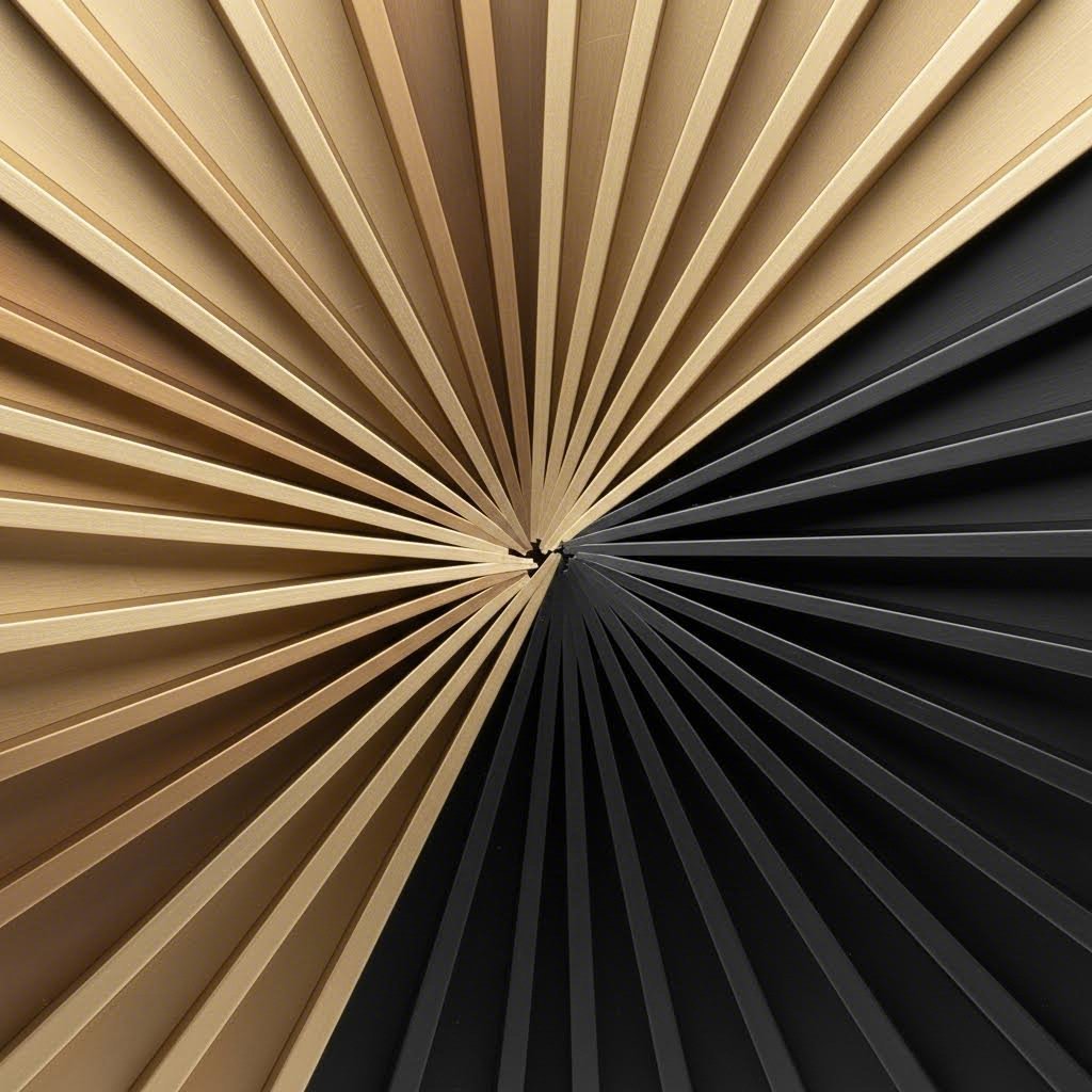 anodized aluminum extrusion profiles showcasing various color finishes and protective oxide layers