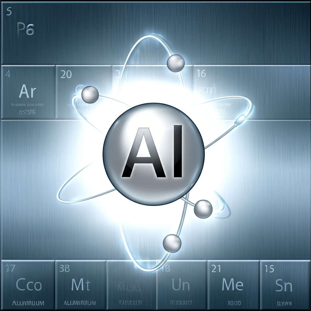 aluminum forming al3+ ions highlighted on the periodic table