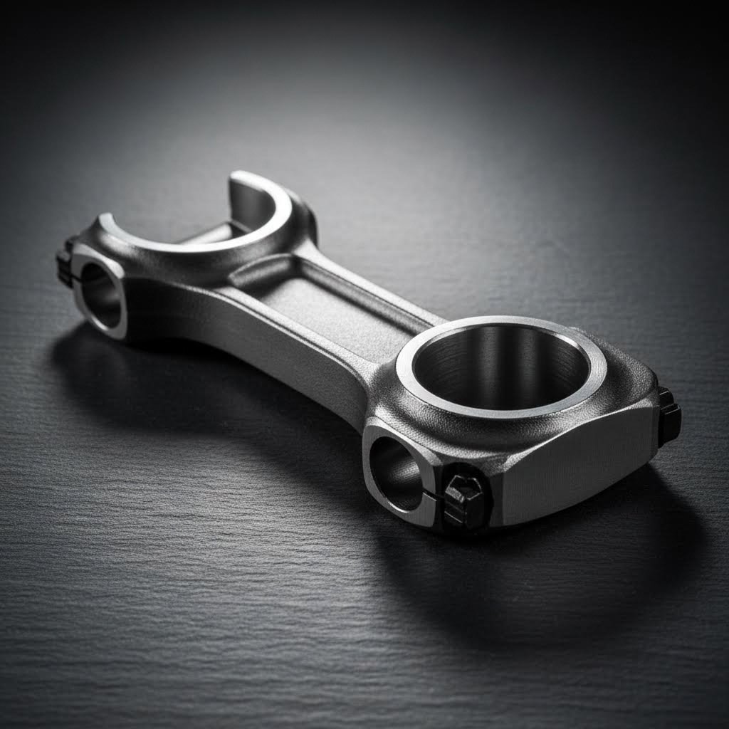 forged 4340 chromoly steel i beam connecting rod designed for performance applications