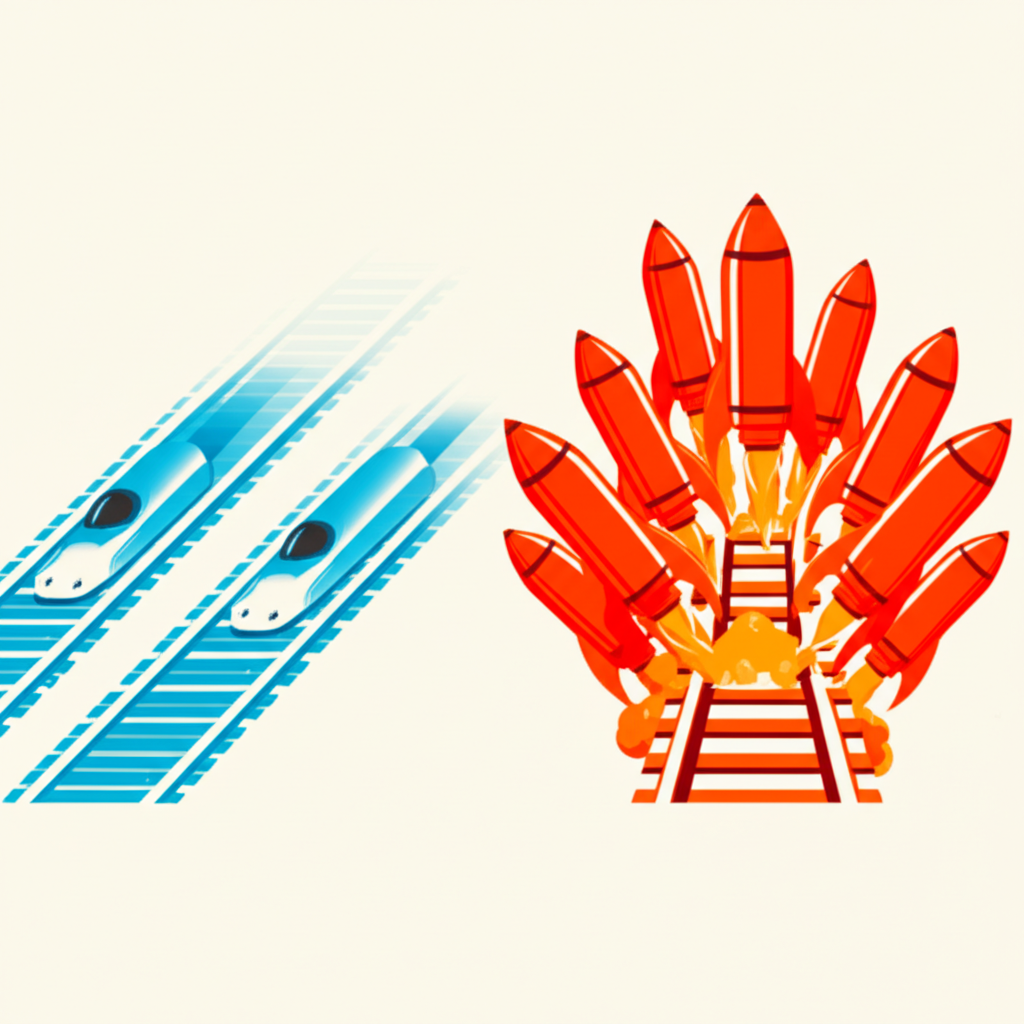 a visual comparison of project fast tracking versus crashing methodologies
