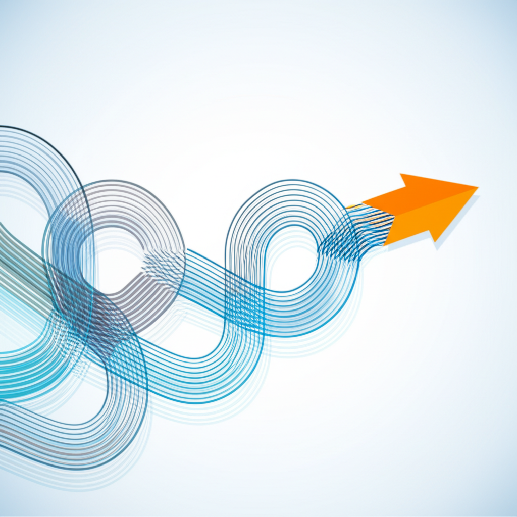 conceptual art showing how rapid quoting straightens and accelerates a project timeline