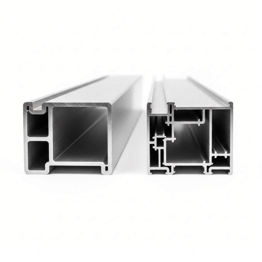 aluminum alloy profiles comparing structural and architectural extrusion designs