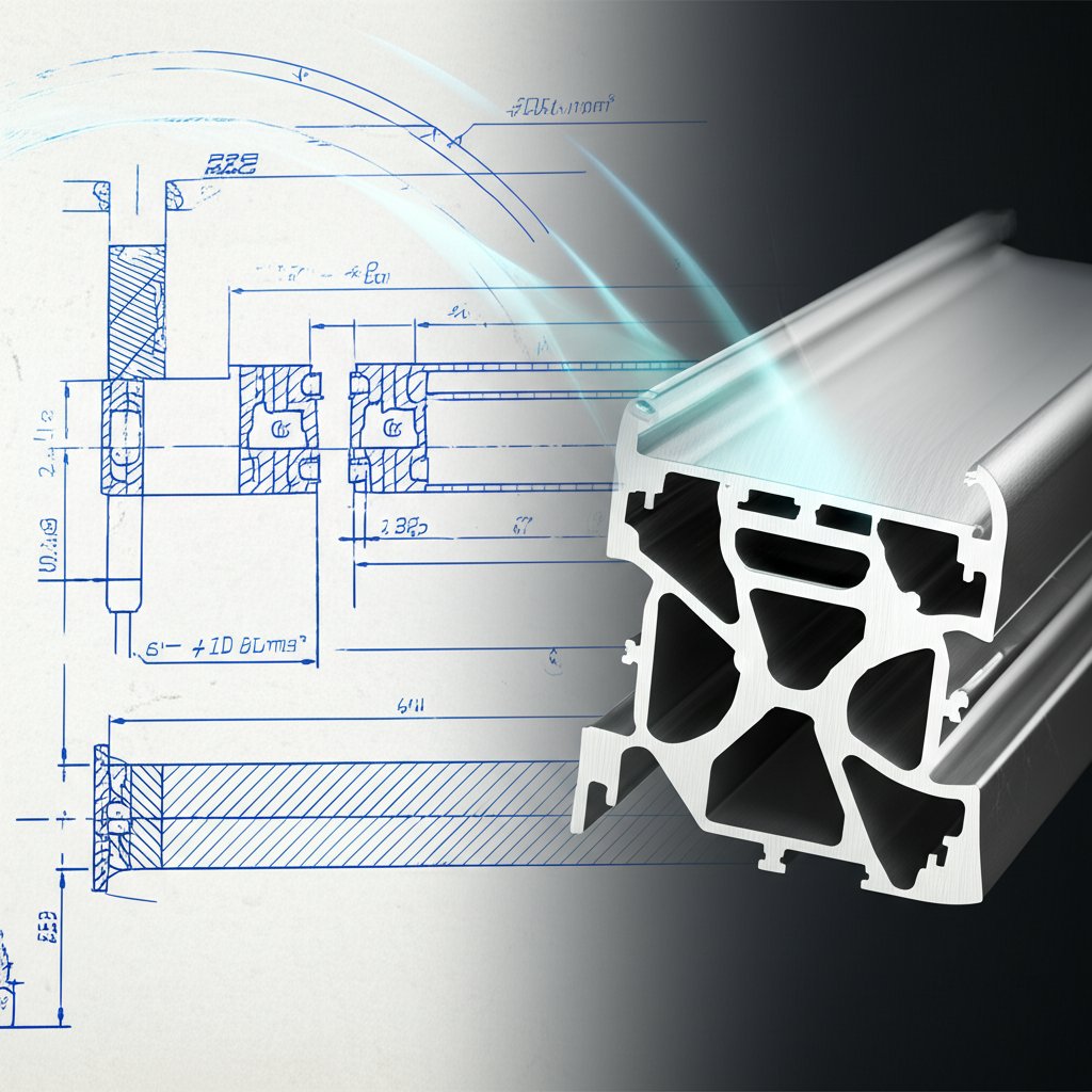 visual representation of the process from technical drawing to finished part