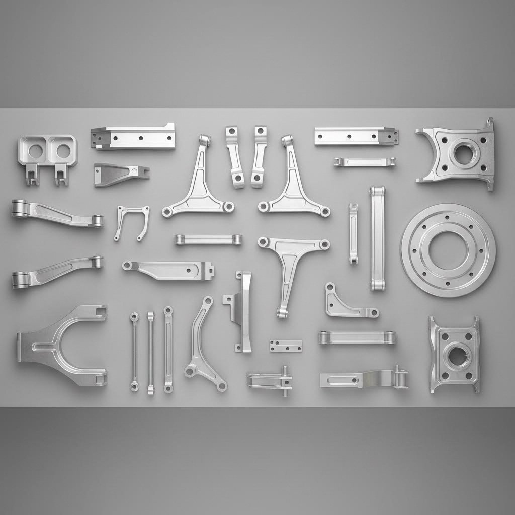 precision laser cut automotive chassis components and structural brackets