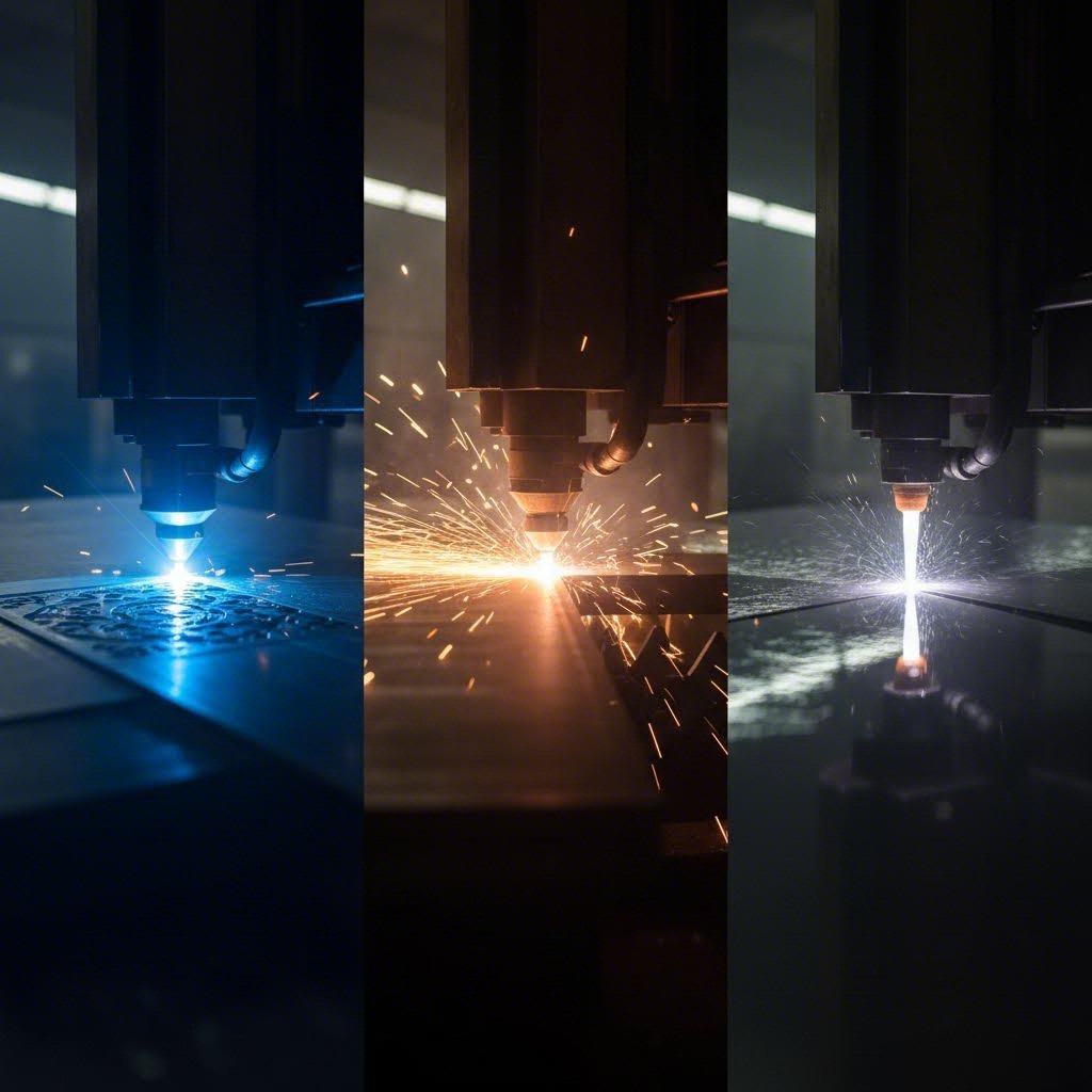three metal cutting technologies laser plasma and waterjet in industrial operation