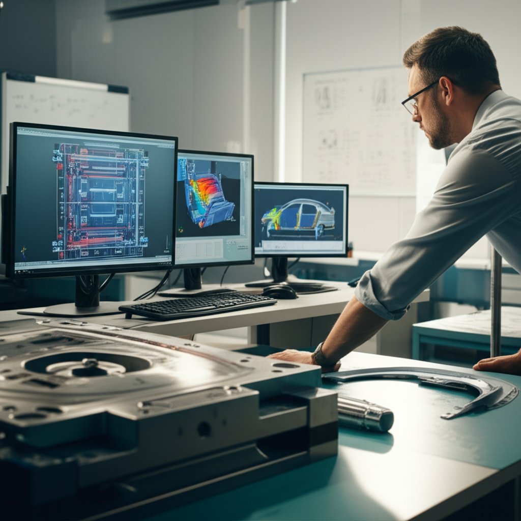 cae simulation and engineering collaboration in automotive stamping die development