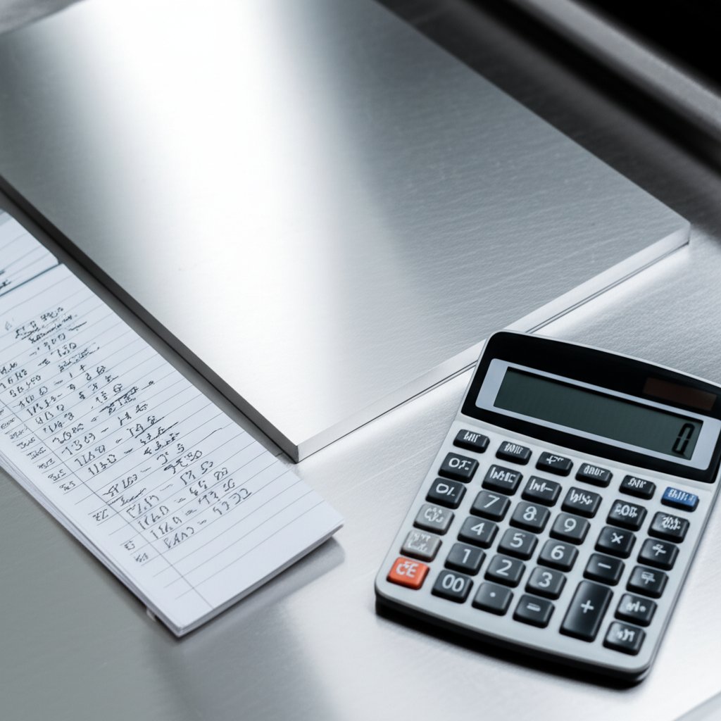 calculating weight and cost for a 4x8 sheet of 1 8 inch aluminum