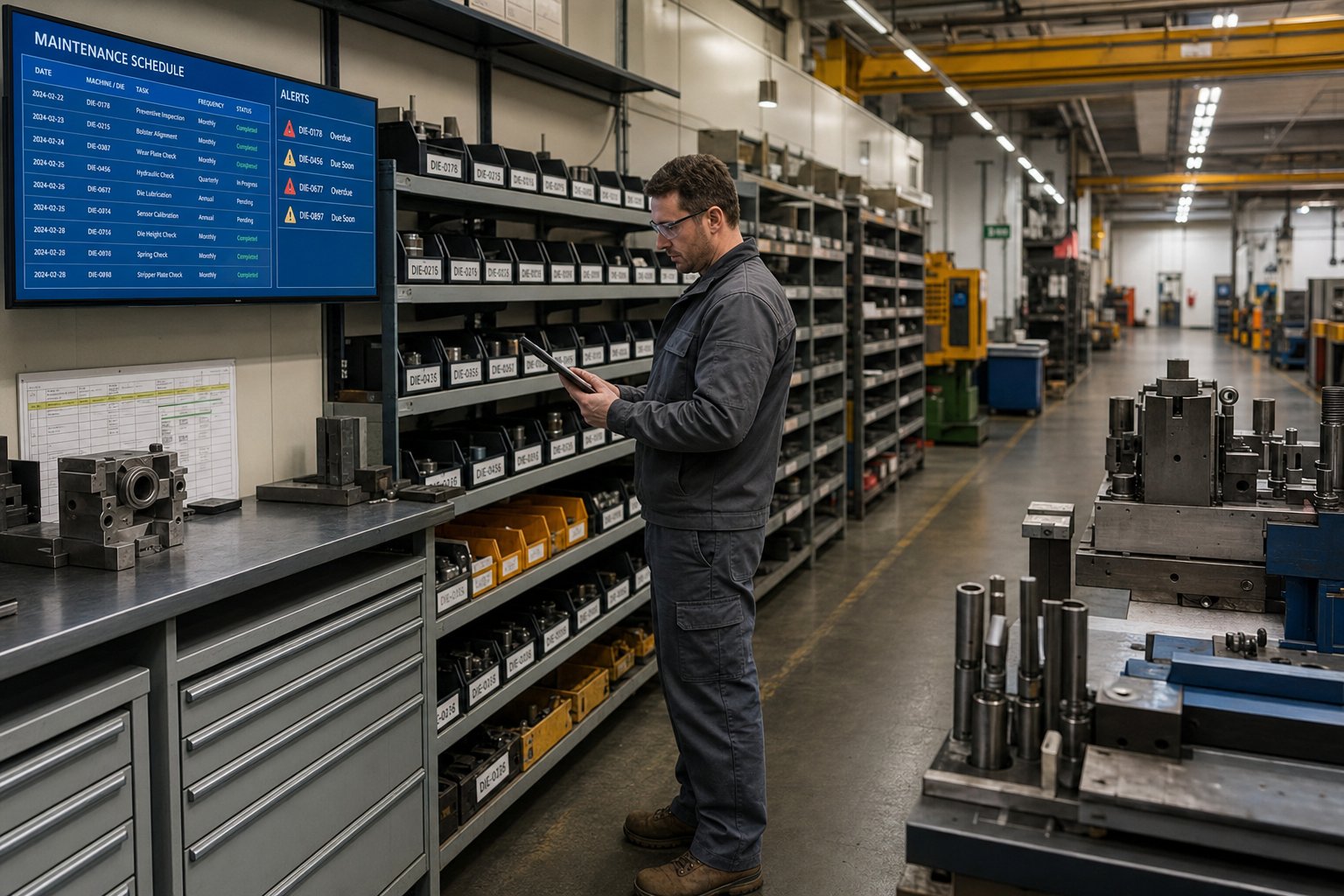 a structured pm program combines organized spare parts inventory digital tracking systems and trained personnel for measurable results