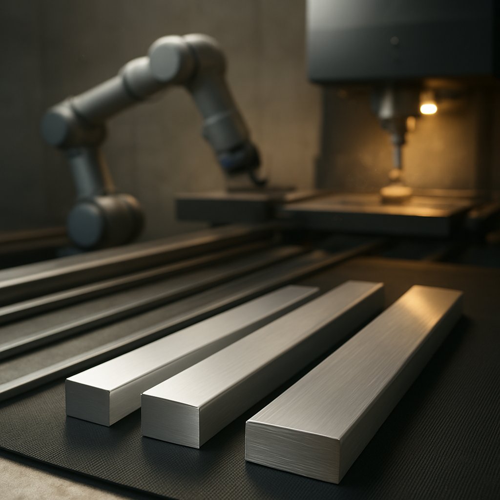 finished aluminum profiles with coating and machining support