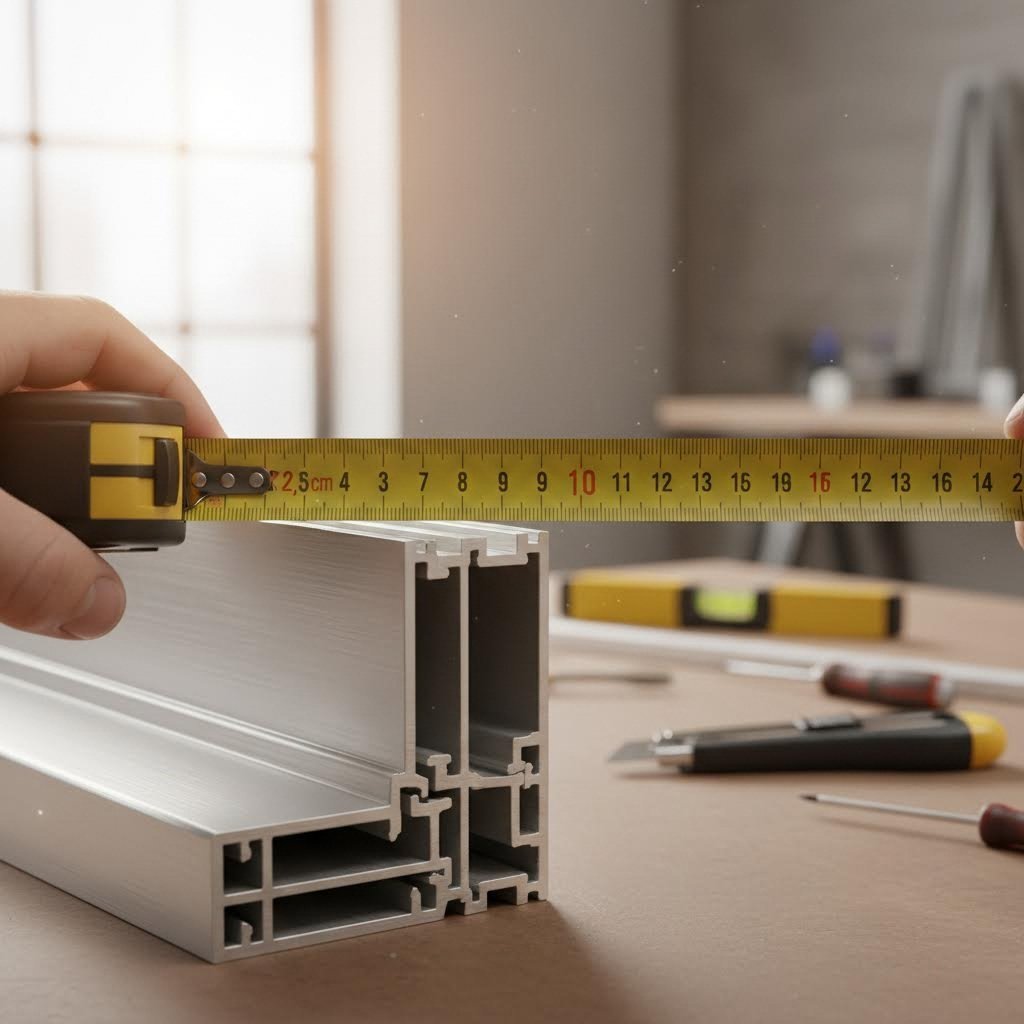measuring aluminium window frames for trickle vent compatibility