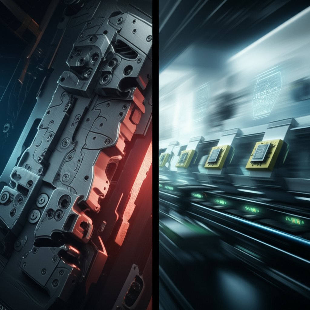 visual comparison of the efficiency of unit dies versus complete dies